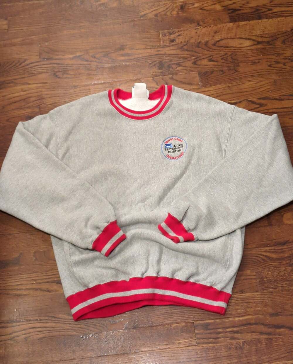 Lee Crossgrain Sweatshirt Gray United Stationers Boston Operations workwear L